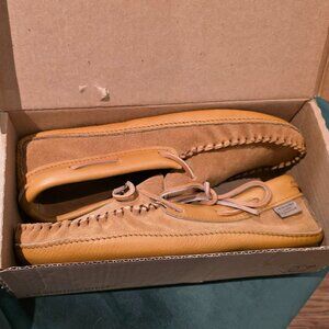 Laurentian Chief, Size 13 | Men's Tan Leather Moccasins/Loafers